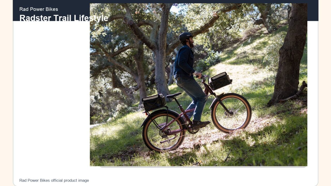 E-Bike Safety Tips for New Riders in the U.S. cover image featuring Rad Power Bikes Radster Trail Lifestyle